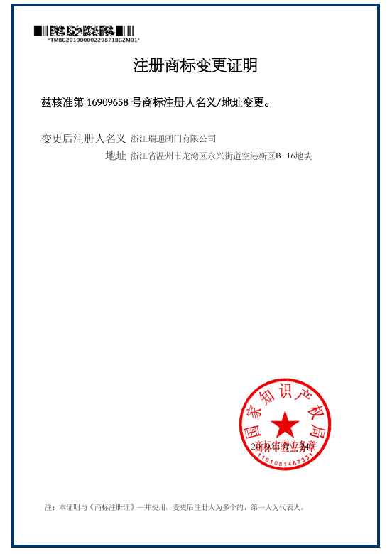 商標(biāo)變更
